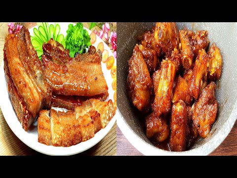 Thịt Chiên Nước Mắm và Sườn Quay Tỏi tăng thêm vị ngon cho bữa cơm